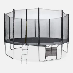 Trampolino 460cm con pacchetto di accessori