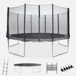 Trampolino 460cm con pacchetto di accessori