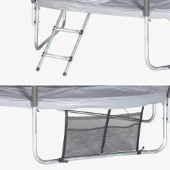 Trampolino 250cm con rete interna e pacchetto accessori