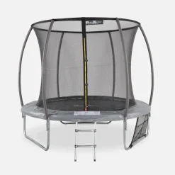 Trampolino 250cm con rete interna e pacchetto accessori
