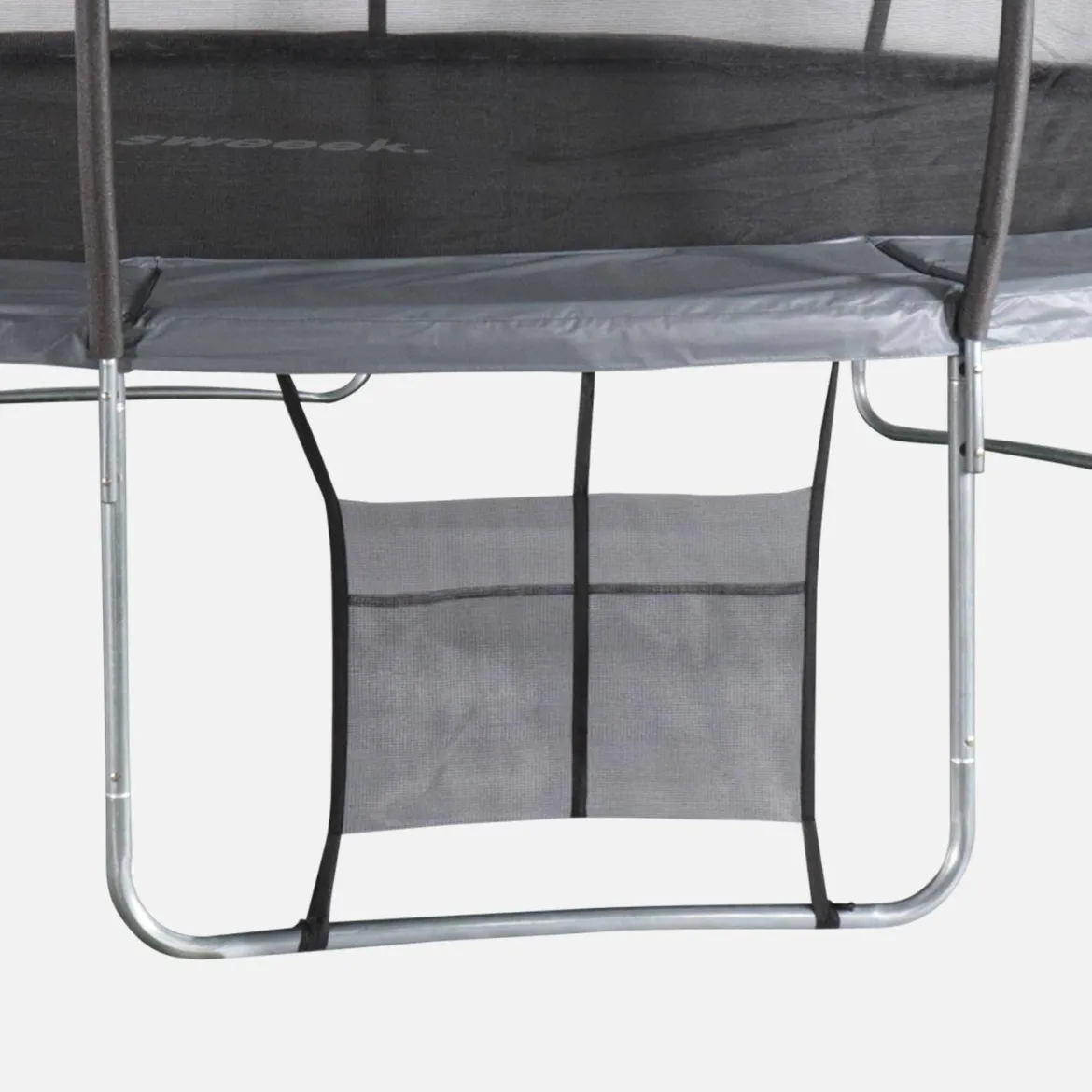 Trampolino 370cm con rete interna e pacchetto accessori