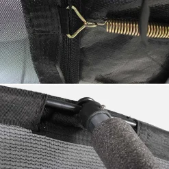 Trampolino con rete di protezione interna, 250cm