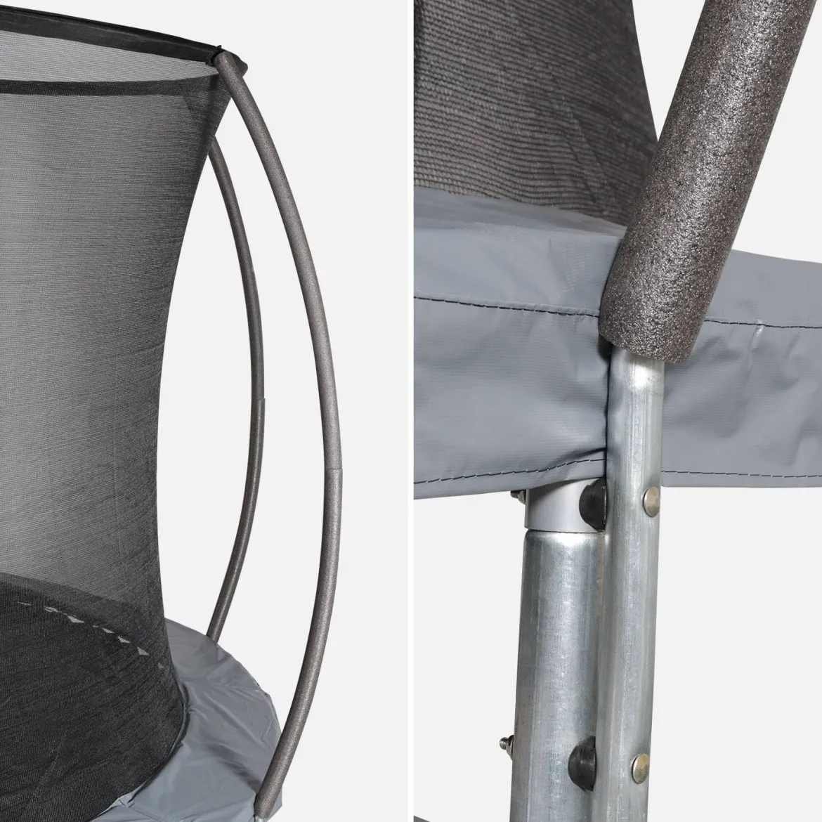 Trampolino con rete di protezione interna, 250cm