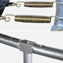 Trampolino retondo 490cm rete interna con pacchetto accessori